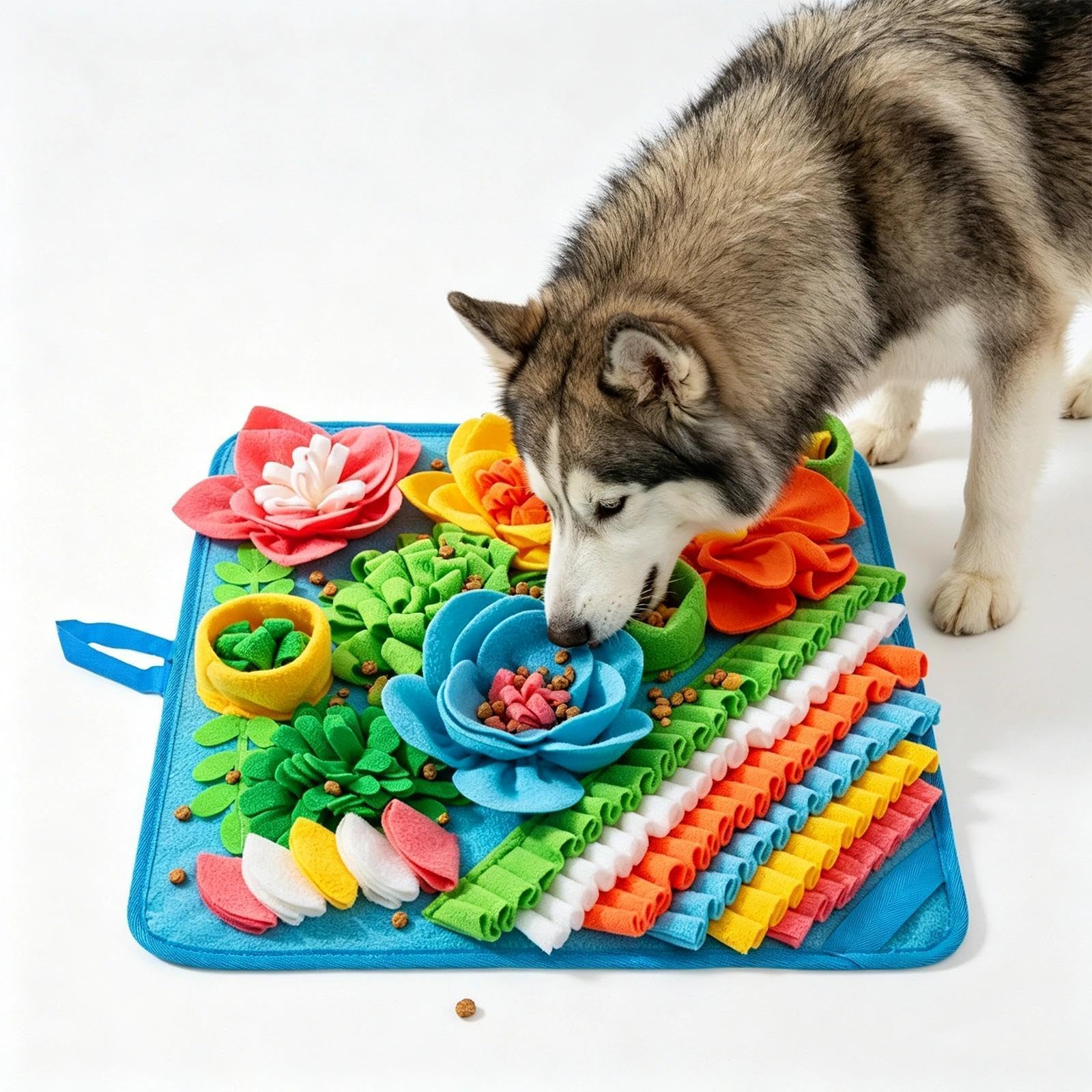nestery tapis snuffle face entière montrant zones de cachette et stimulation