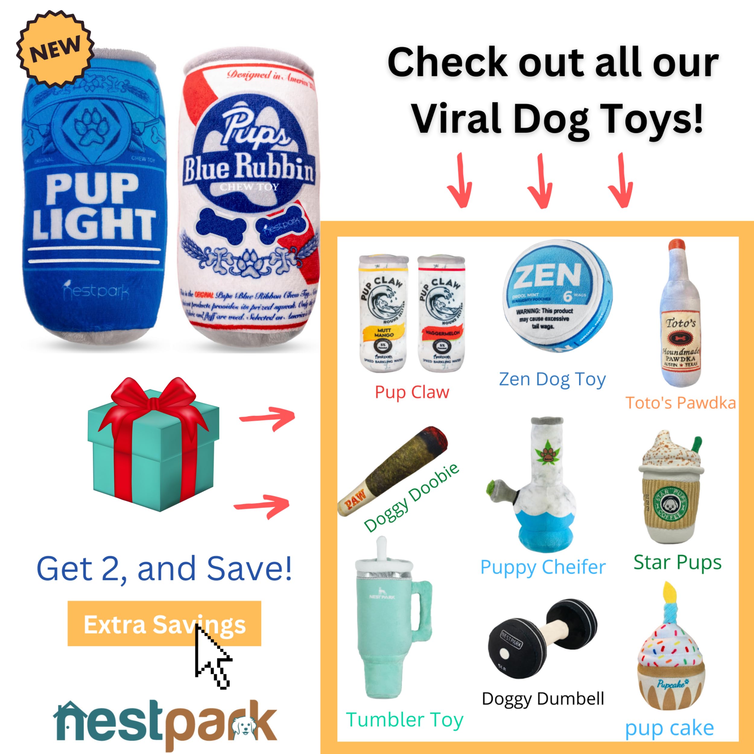 Chien jouant avec Nestpark, stimulation auditive et activité ludique