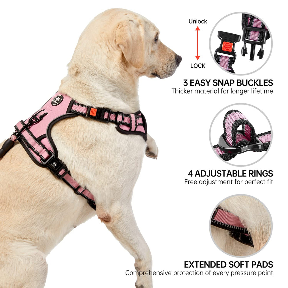 NESTROAD harnais détail du rembourrage protégeant la peau du chien