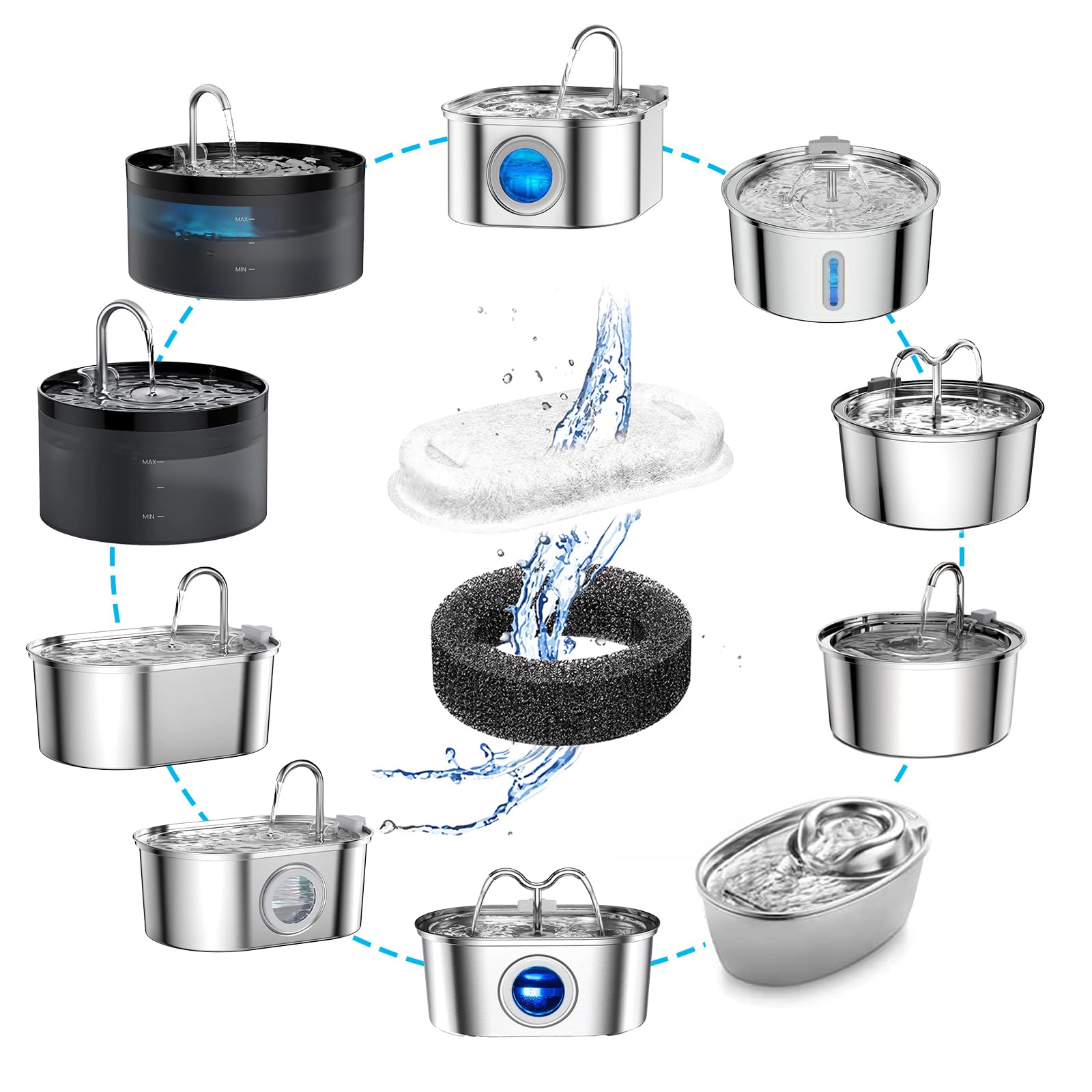 NEUCOMBBT cartouche charbon actif gros plan montrant matériau filtrant efficace