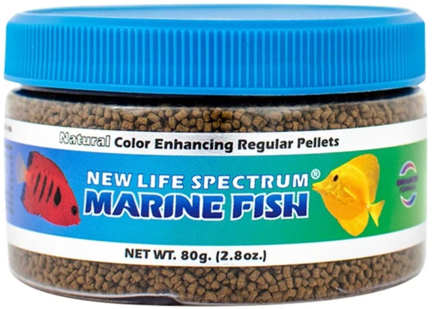 New Life Spectrum emballage 80g montrant étiquette et bénéfice conservation