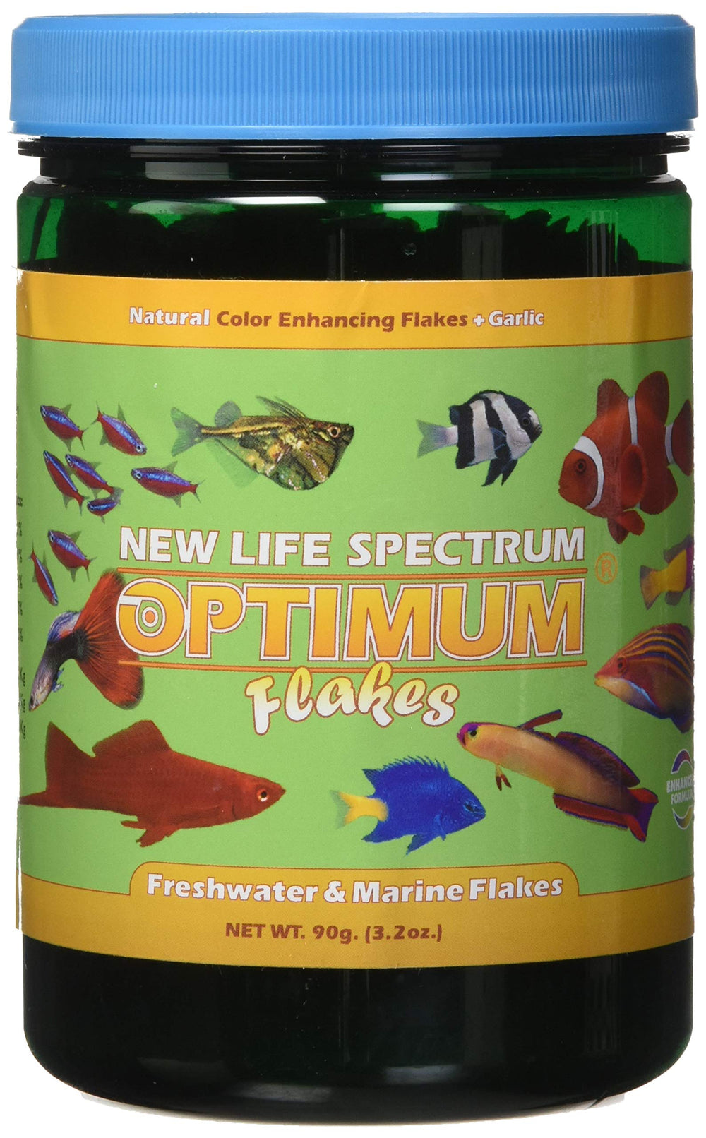 New Life Spectrum emballage avant montrant la boîte et l'étiquette, met en valeur la qualité