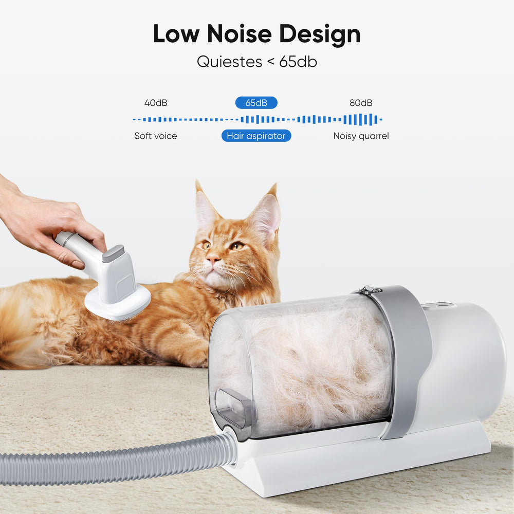 NEWBULIG aspirateur intégré en action retirant poils pour moins de poussière