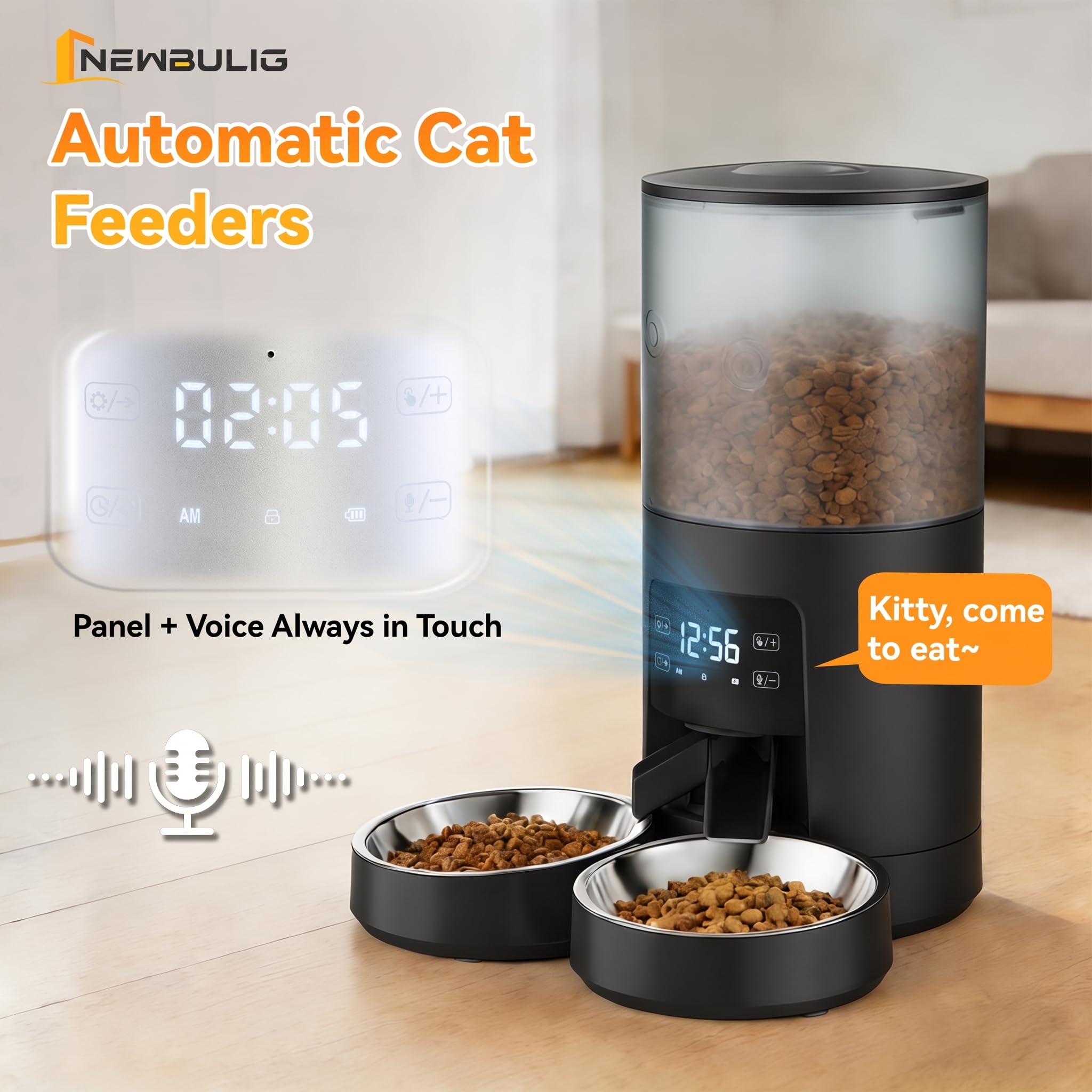 NEWBULIG distributeur en cuisine illustrant usage quotidien pratique