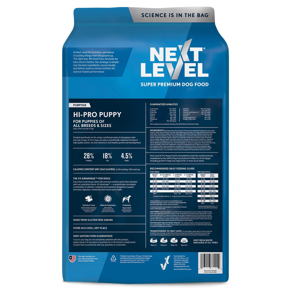 Next Level — gros plan sur la texture des croquettes, bénéfice appétence