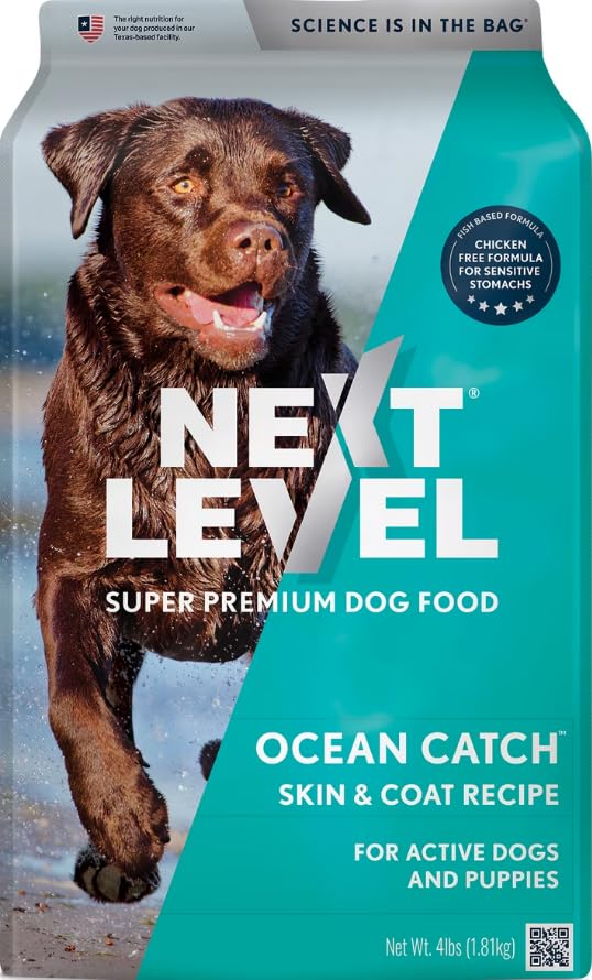 Next Level Ocean Catch emballage avant montrant l'étiquette et bénéfice fraîcheur