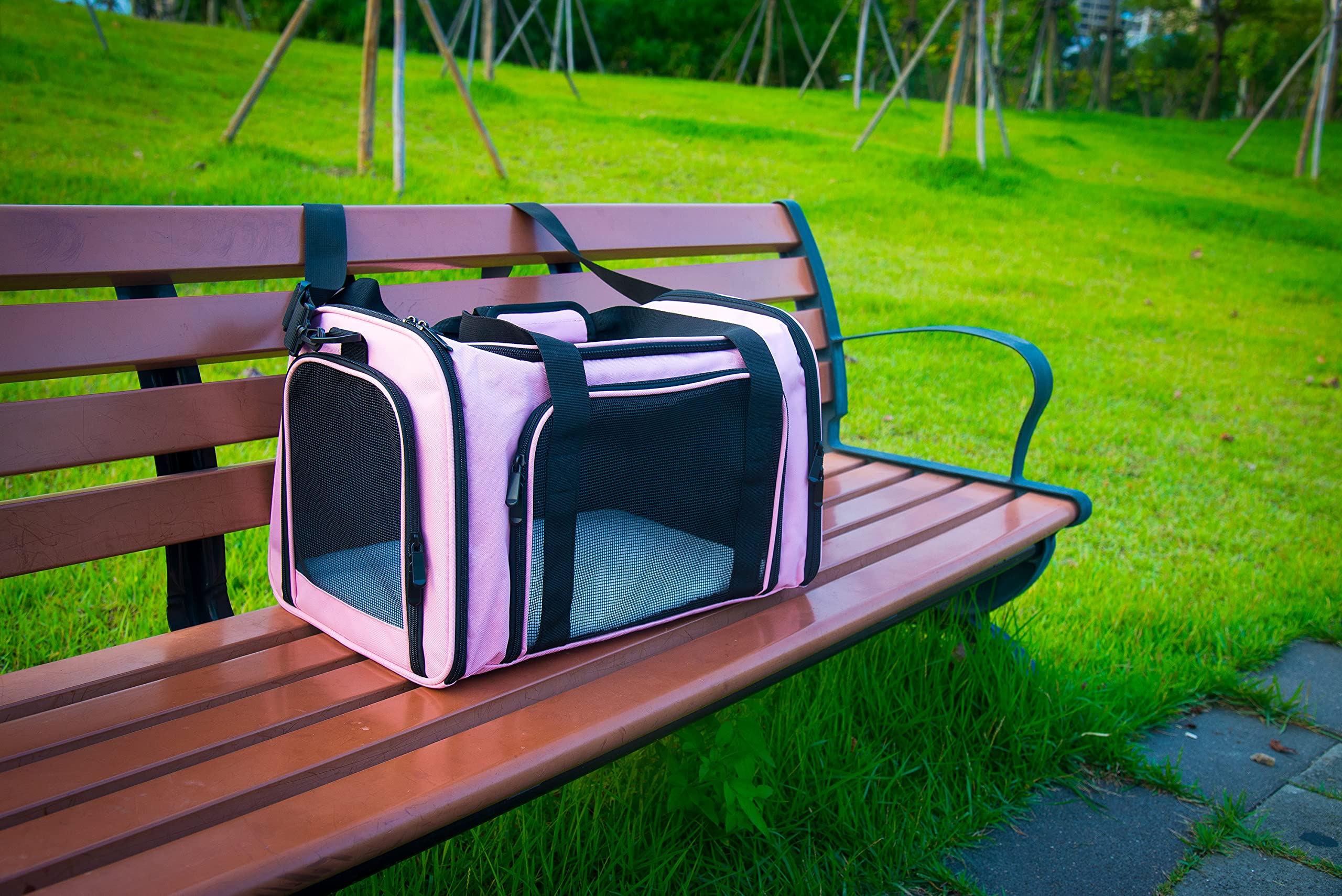 NextFri sac installé en voiture avec animal garantissant fixation sûre