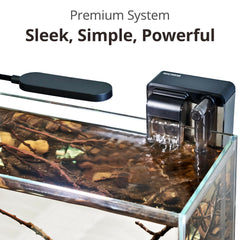 NICREW système de filtration et éclairage LED, entretien simplifié et plante saine