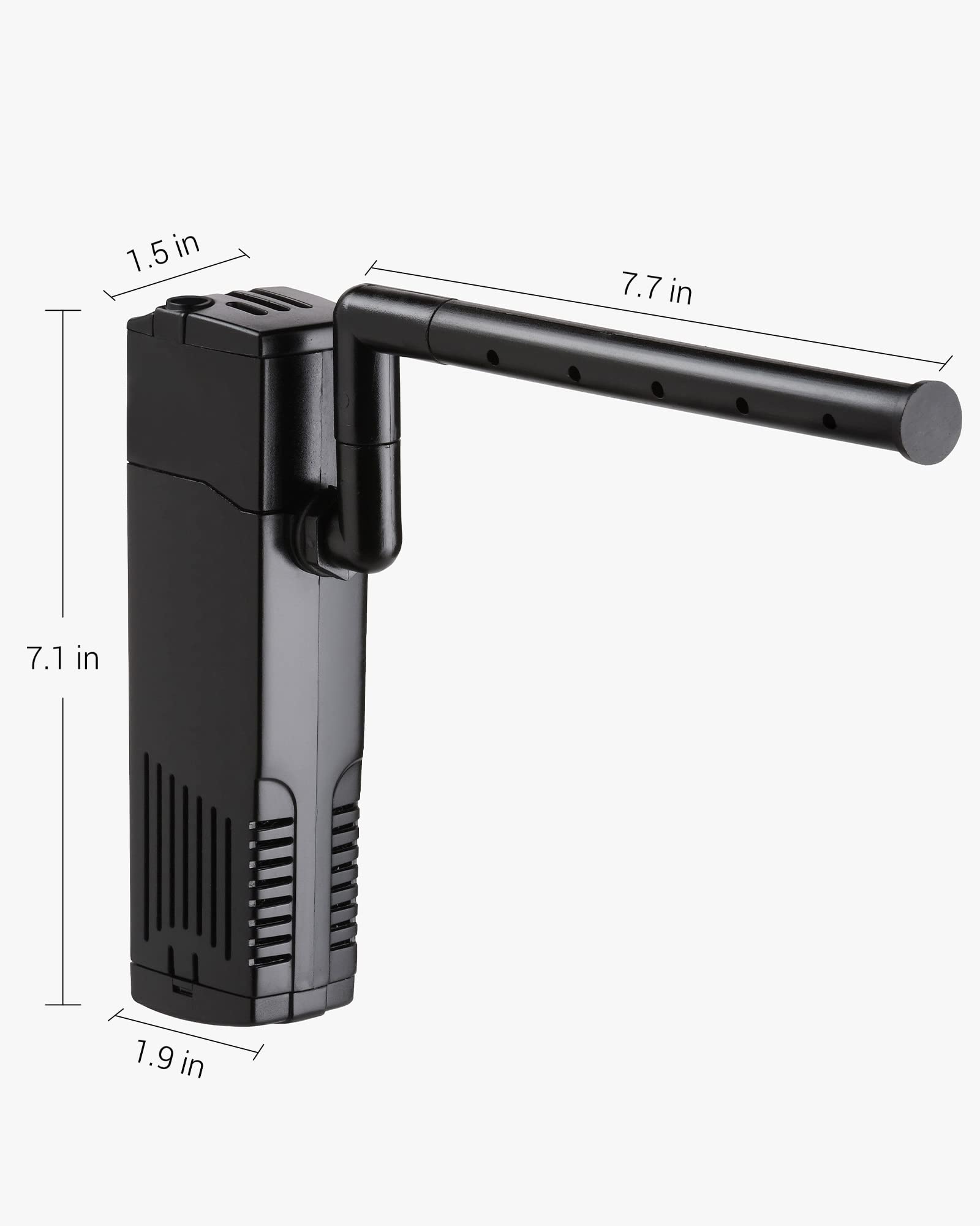 NICREW filtre en fonctionnement dans aquarium améliorant circulation