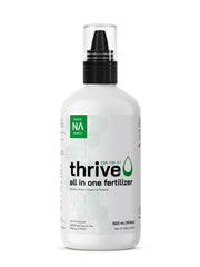 NilocG Thrive face de la bouteille montrant l'emballage et la concentration nutritive