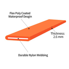 NIMBLE gros plan de la sangle poly-nylon résistant à l'eau pour durabilité