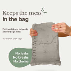 Nina Woof sac utilisé en promenade offrant protection contre fuites