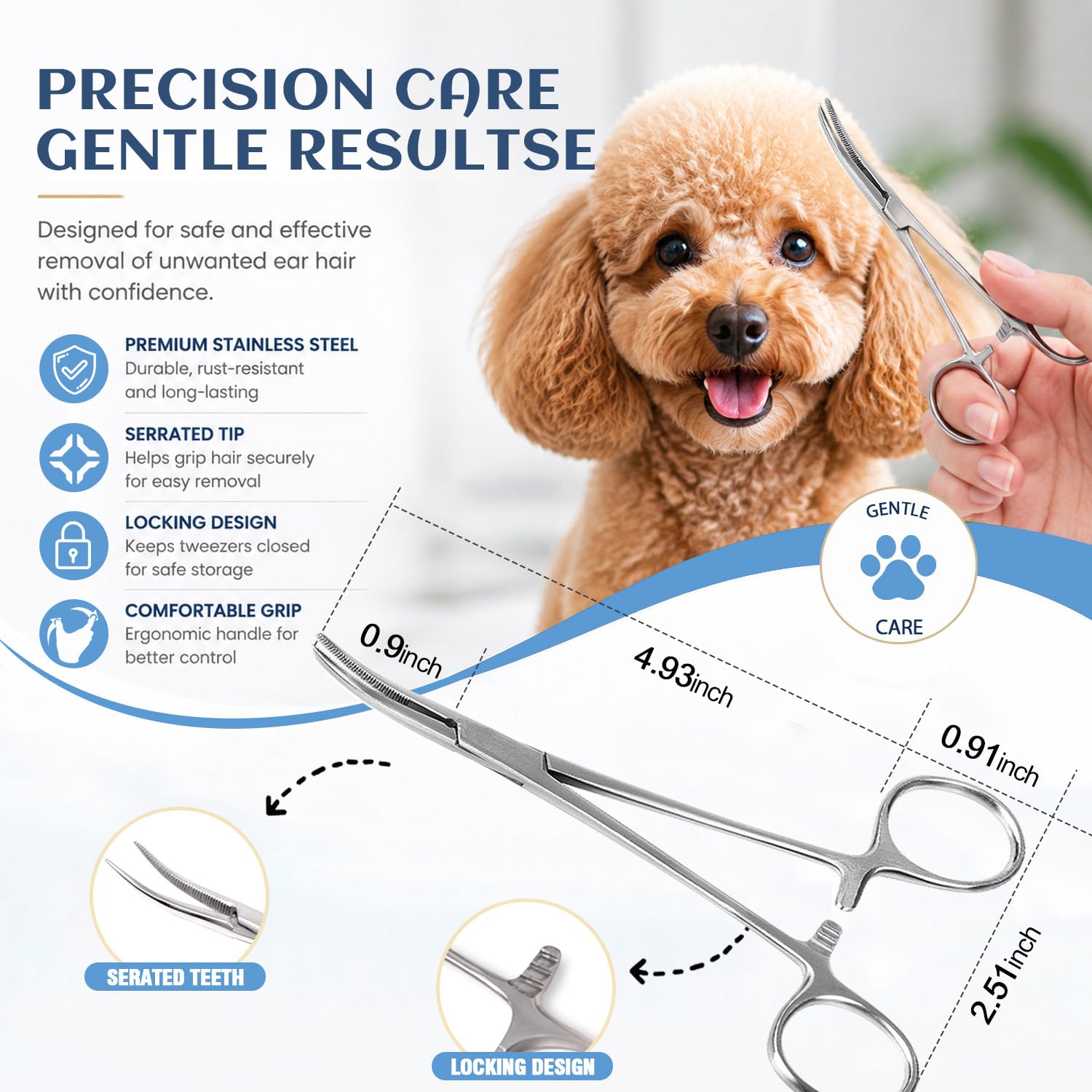 Ninibabie 42g présenté à côté d'objets pour visualiser la taille