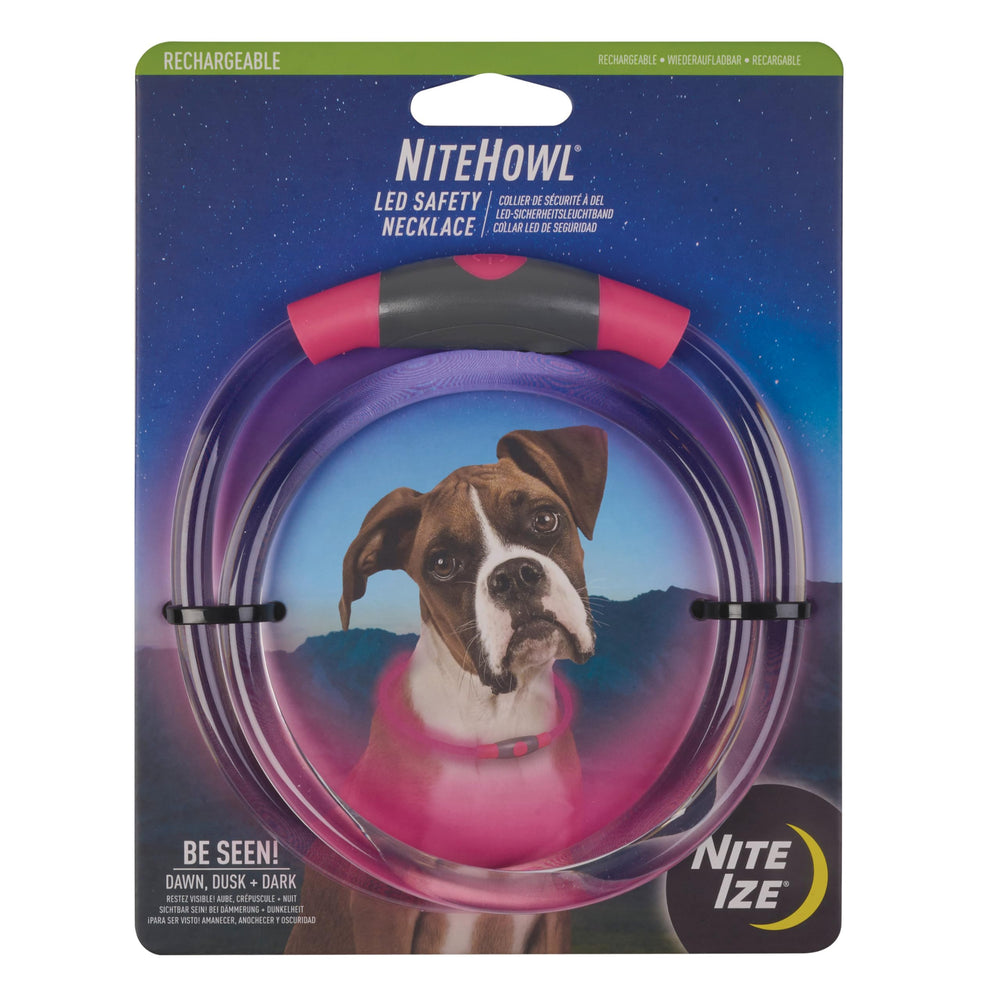 Nite Ize NiteHowl face avant montrant design lumineux et visibilité améliorée