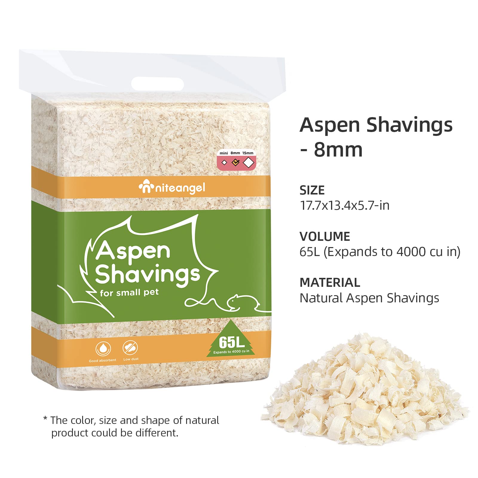 Niteangel aspen mise en scène habitat, améliore hygiène et bien-être animal