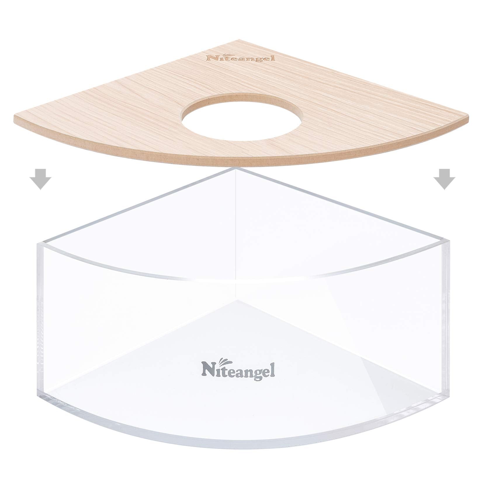 Niteangel comparaison taille avec main pour visualiser les 7,4 pouces