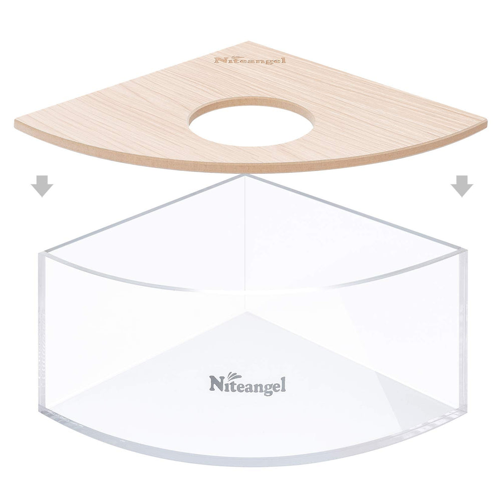 Niteangel comparaison taille avec main pour visualiser les 7,4 pouces