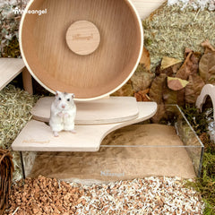 Niteangel couvercle en bois bouleau amovible limitant projections de sable