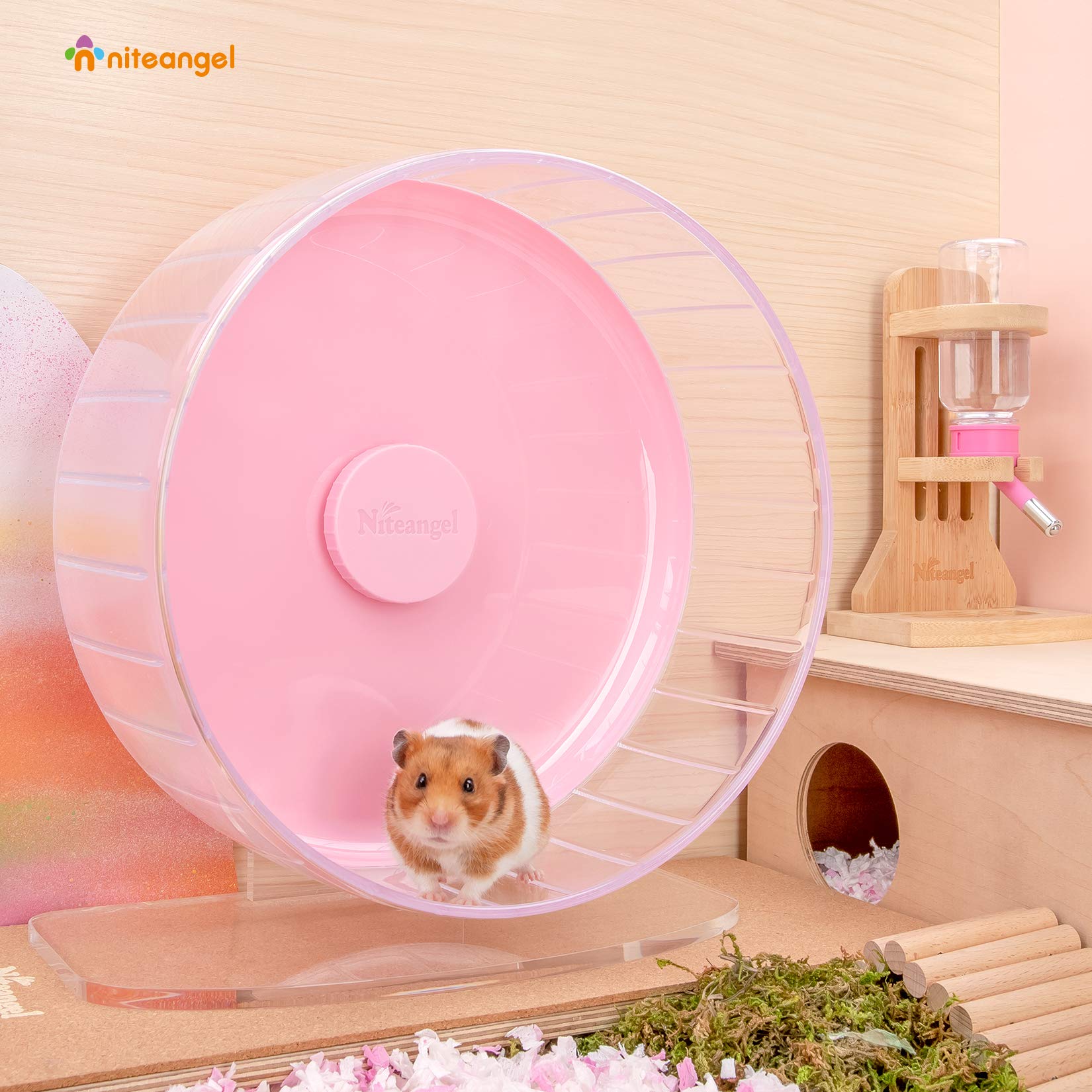 Niteangel base acrylique transparente assurant stabilité et faible vibration