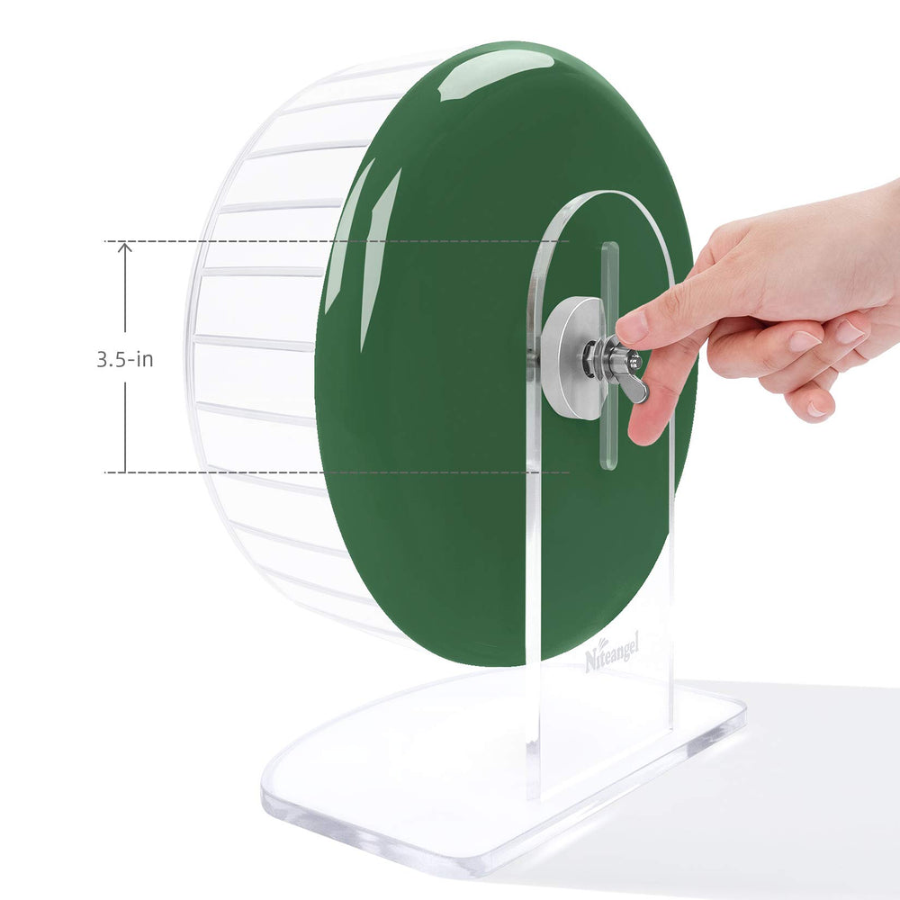 Niteangel comparaison taille montrant diamètre pratique pour hamsters