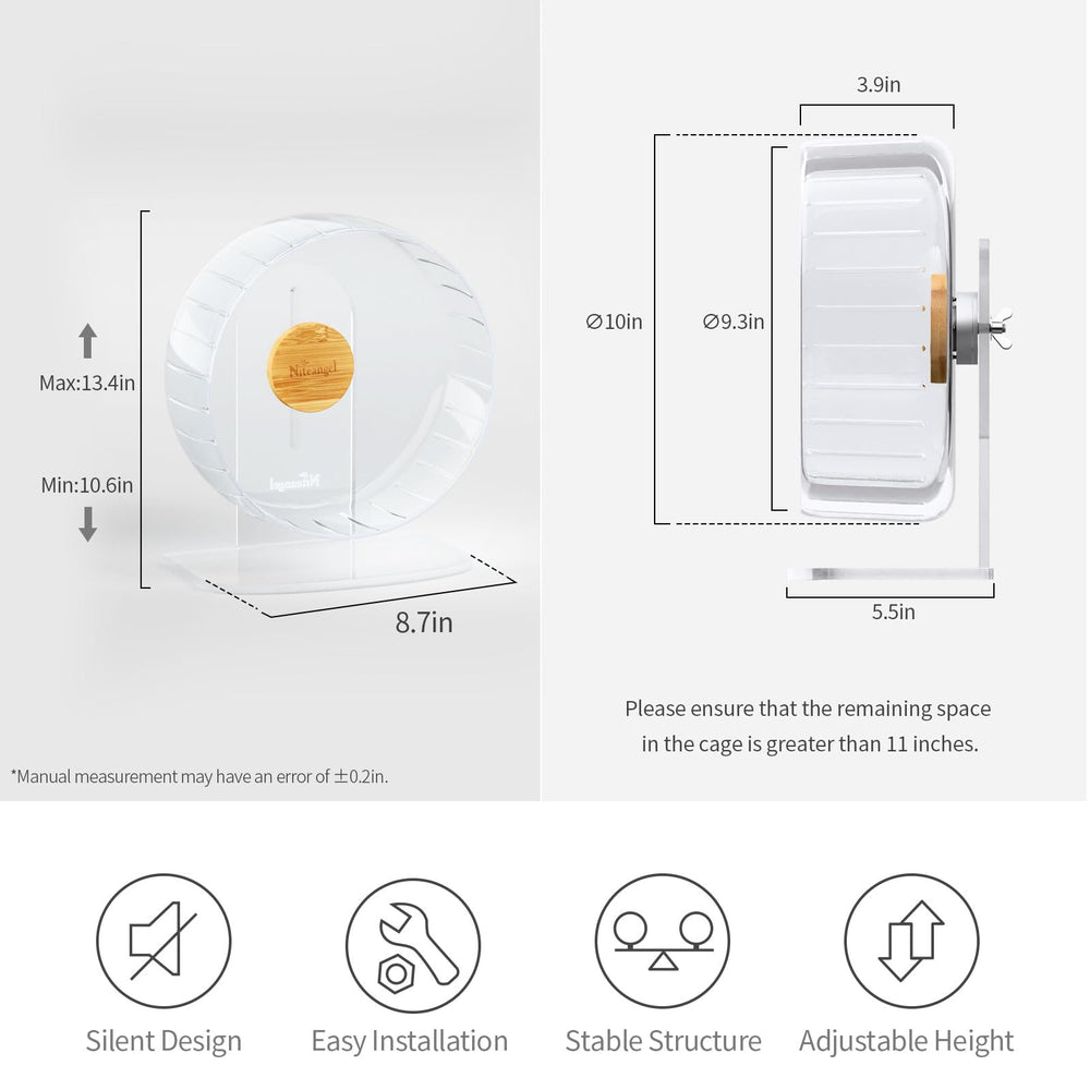 Niteangel gros plan sur le tambour PS, surface confortable pour courir