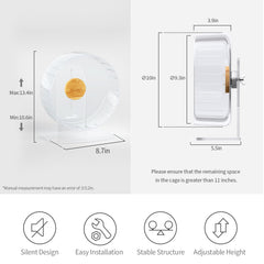 Niteangel gros plan sur le tambour PS, surface confortable pour courir
