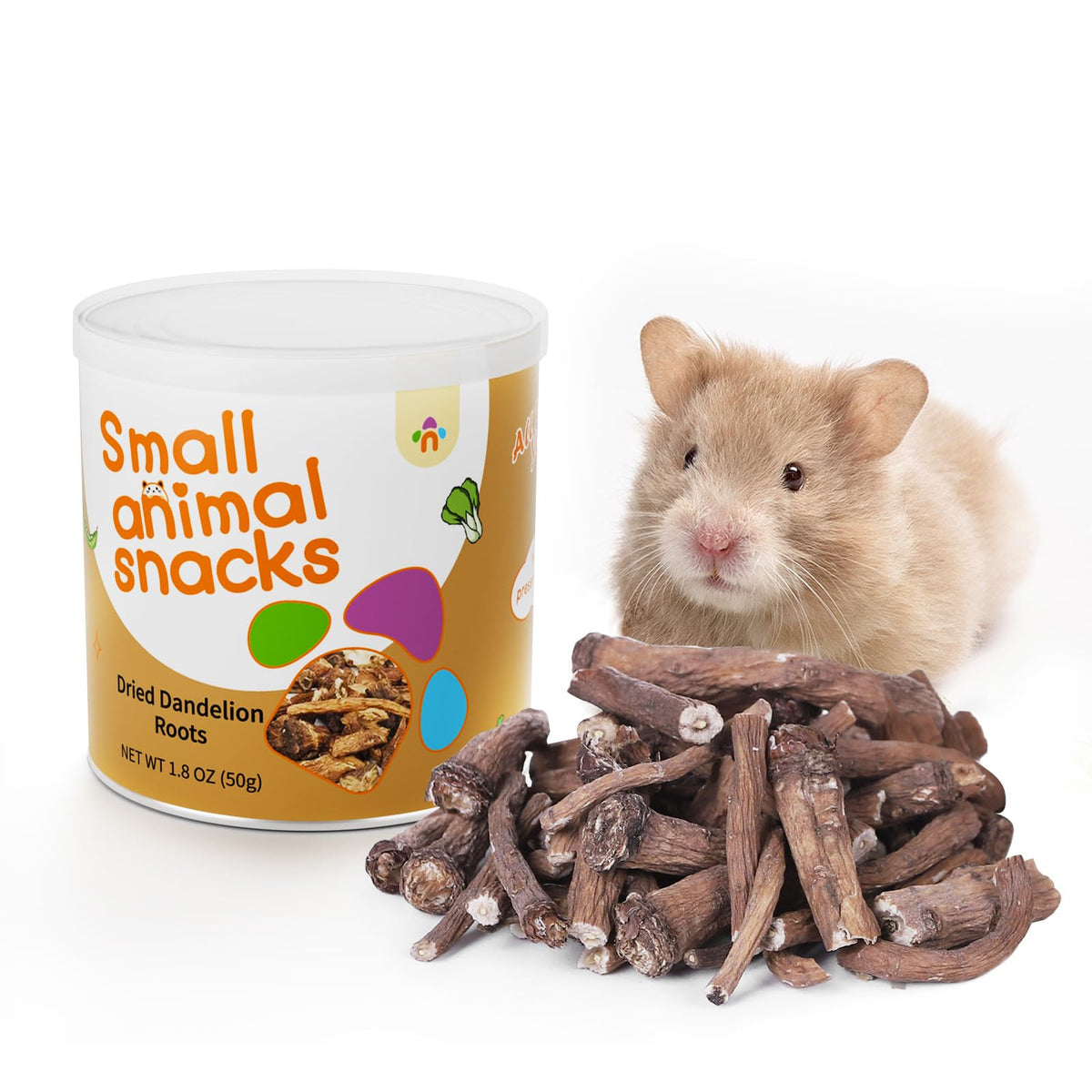 Niteangel emballage avant montrant racines de pissenlit, conserve sans additifs