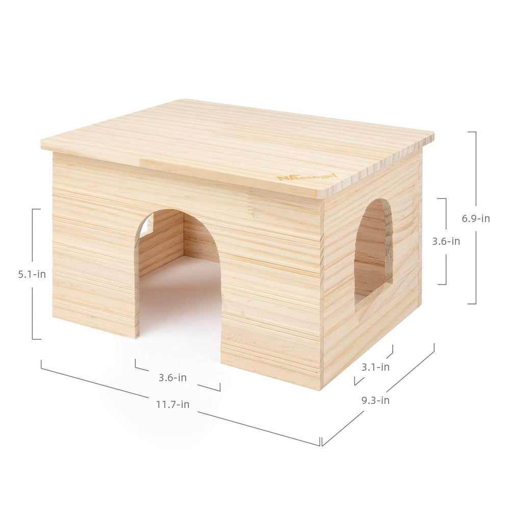 Niteangel maison installée dans cage créant coin naturel et rassurant