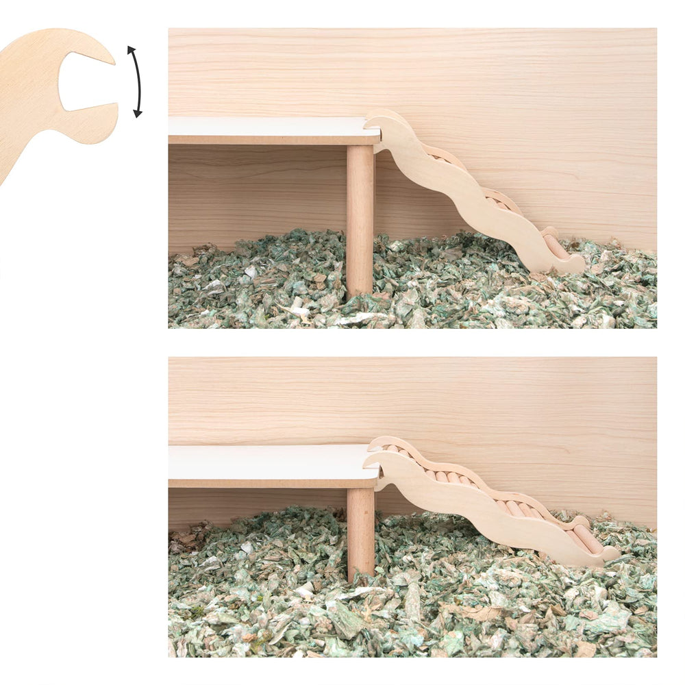 Niteangel pont avec plateforme maisonnette montre intégration modulable
