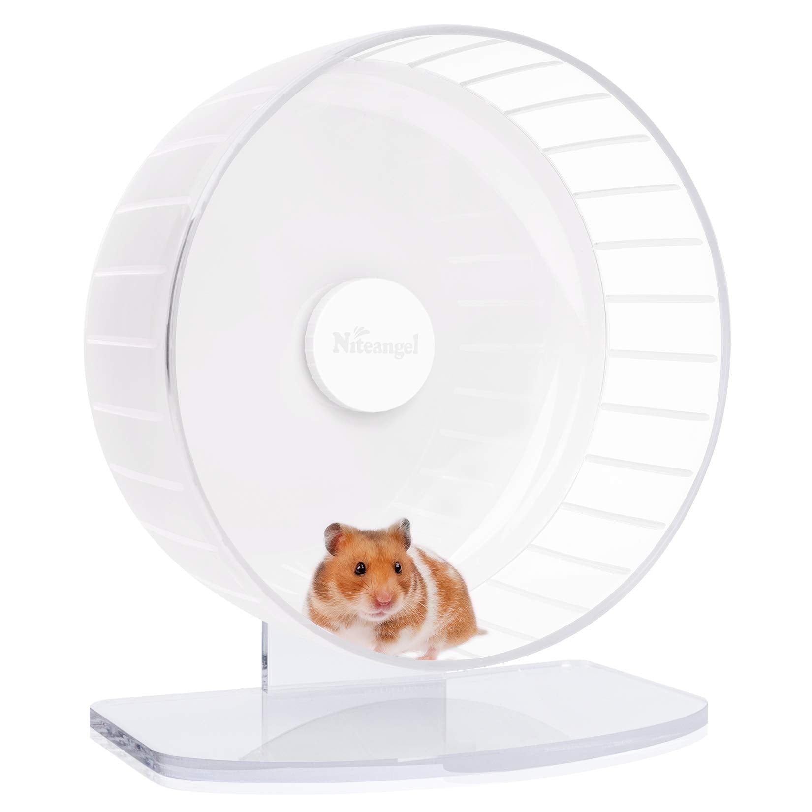 Niteangel roue avant emballage montrant la taille et le design, réduit le bruit