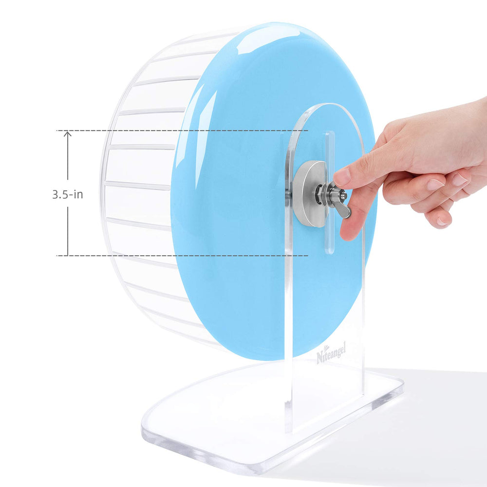 Niteangel roue en usage dans cage favorisant exercice nocturne sans bruit