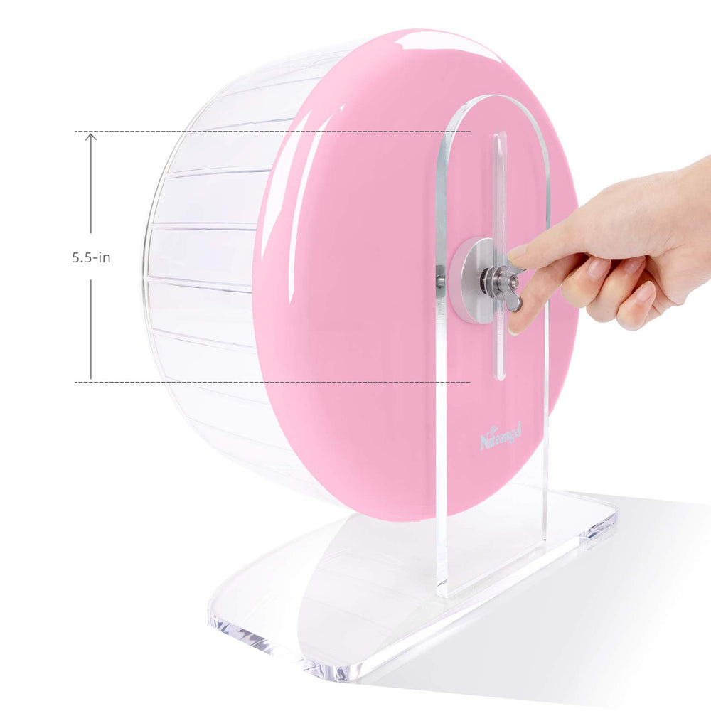 Niteangel roue en usage avec hamster courant pour exercice nocturne sain