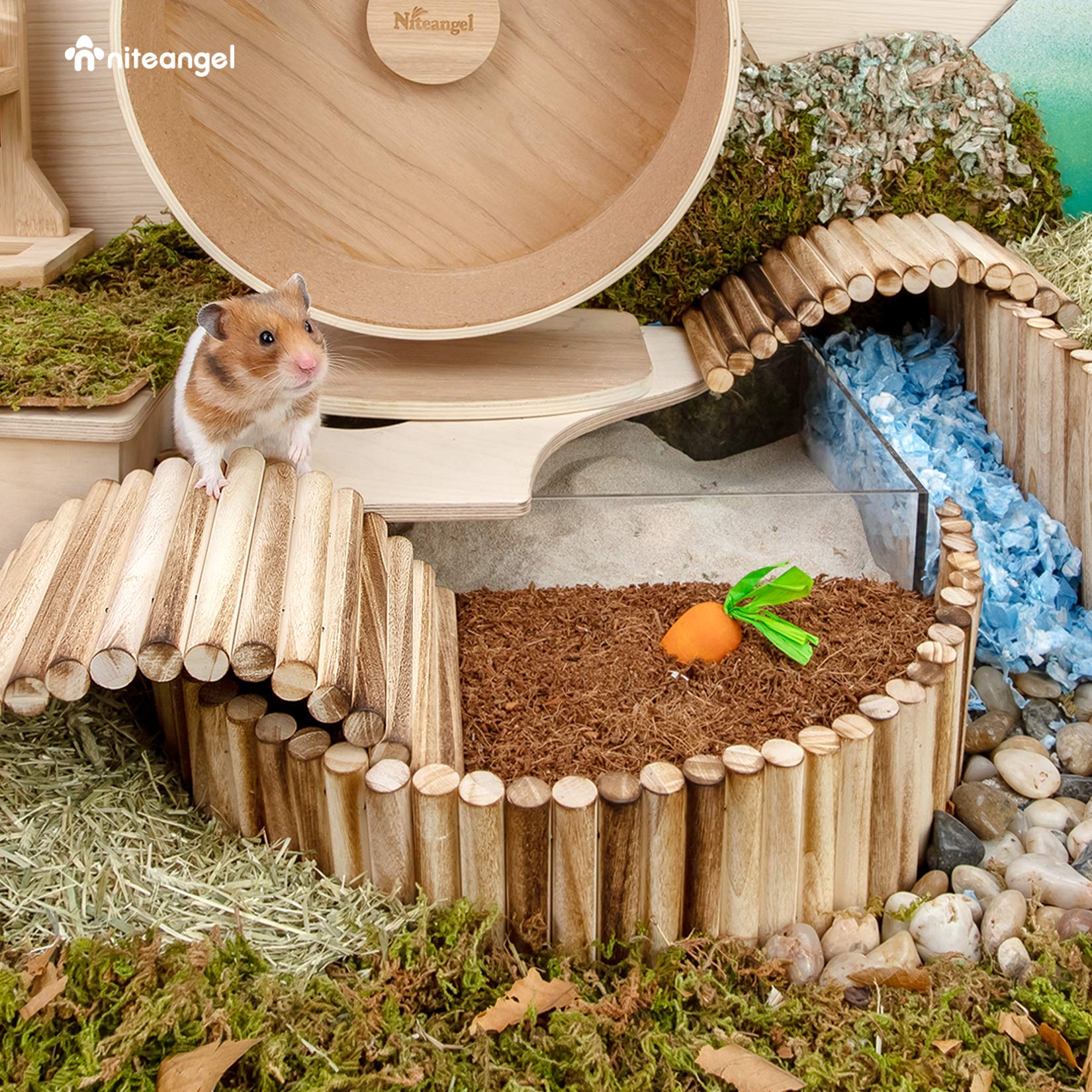 Niteangel gros plan fibres de coco douce pour creuser et jouer