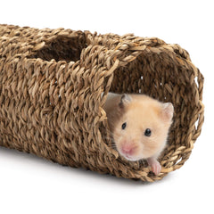 Niteangel gros plan sur tressage en herbe marine offrant texture stimulante