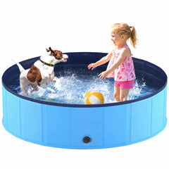 Niubya piscine pliable face avant montrant stabilité et capacité