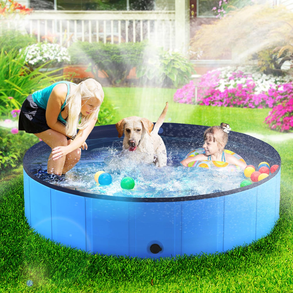 Niubya piscine pliée compacte pour transport et rangement facile