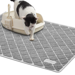 Niubya tapis face avant montrant la surface attrapant la litière