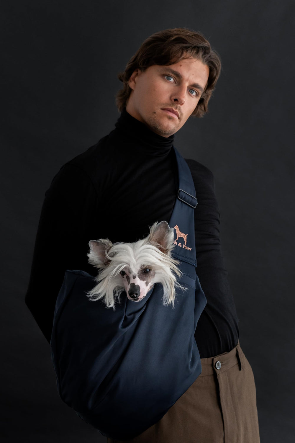 NOAH & PAW comparaison taille montrant ajustement pour petits chiens
