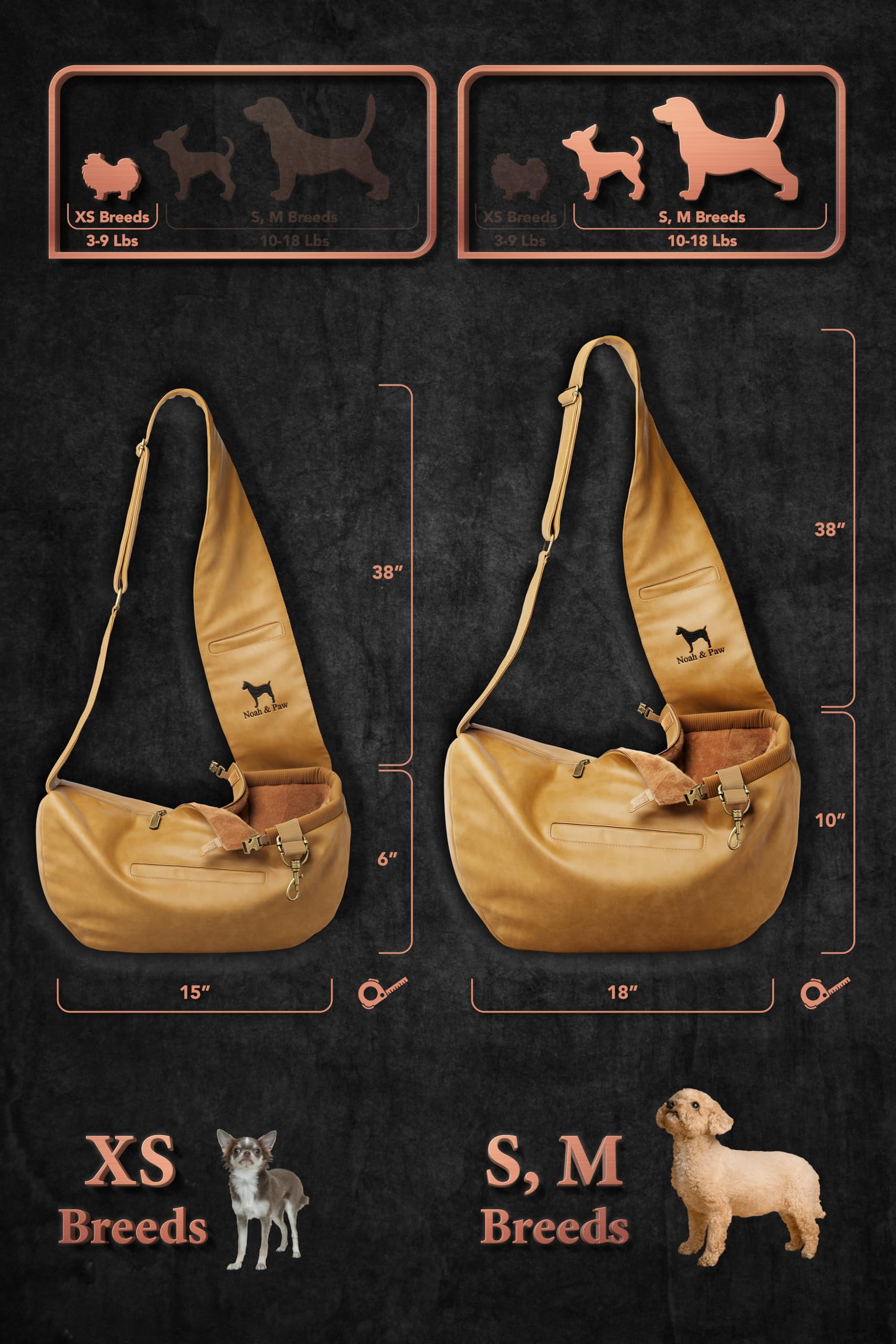 Noah & Paw poche magnétique tenant smartphone et friandises pratiques