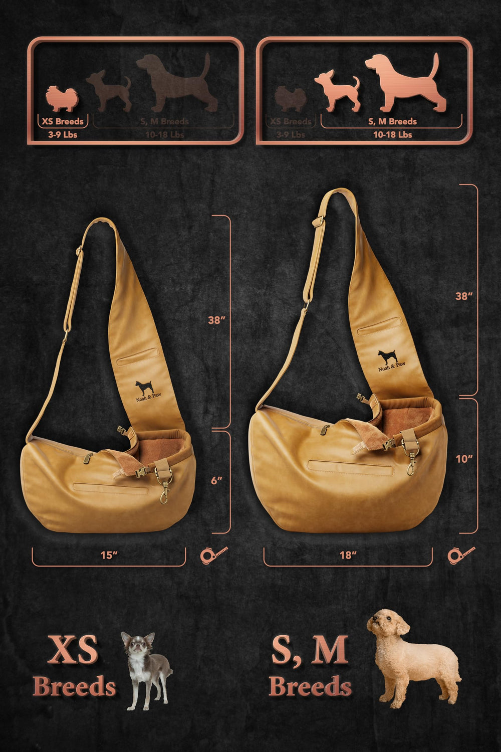 Noah & Paw poche magnétique tenant smartphone et friandises pratiques