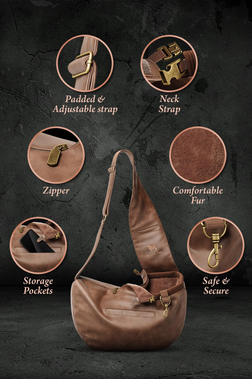 NOAH & PAW boucles et clips de sécurité pour maintien fiable