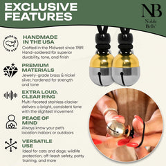 Noble Bells détail de la soudure à la main assurant solidité et longévité