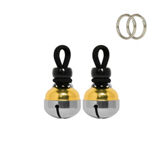 Noble Bells vue de face du packaging montrant la paire et les accessoires, identification facile