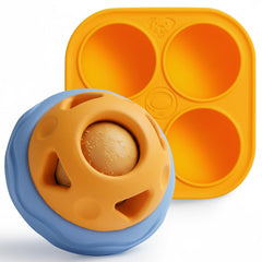 Nocciola balle distributeur vue de face montrant design durable pour jeux prolongés