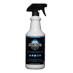 NOK OUT emballage avant montrant le spray et la capacité 32 oz pour neutraliser odeurs