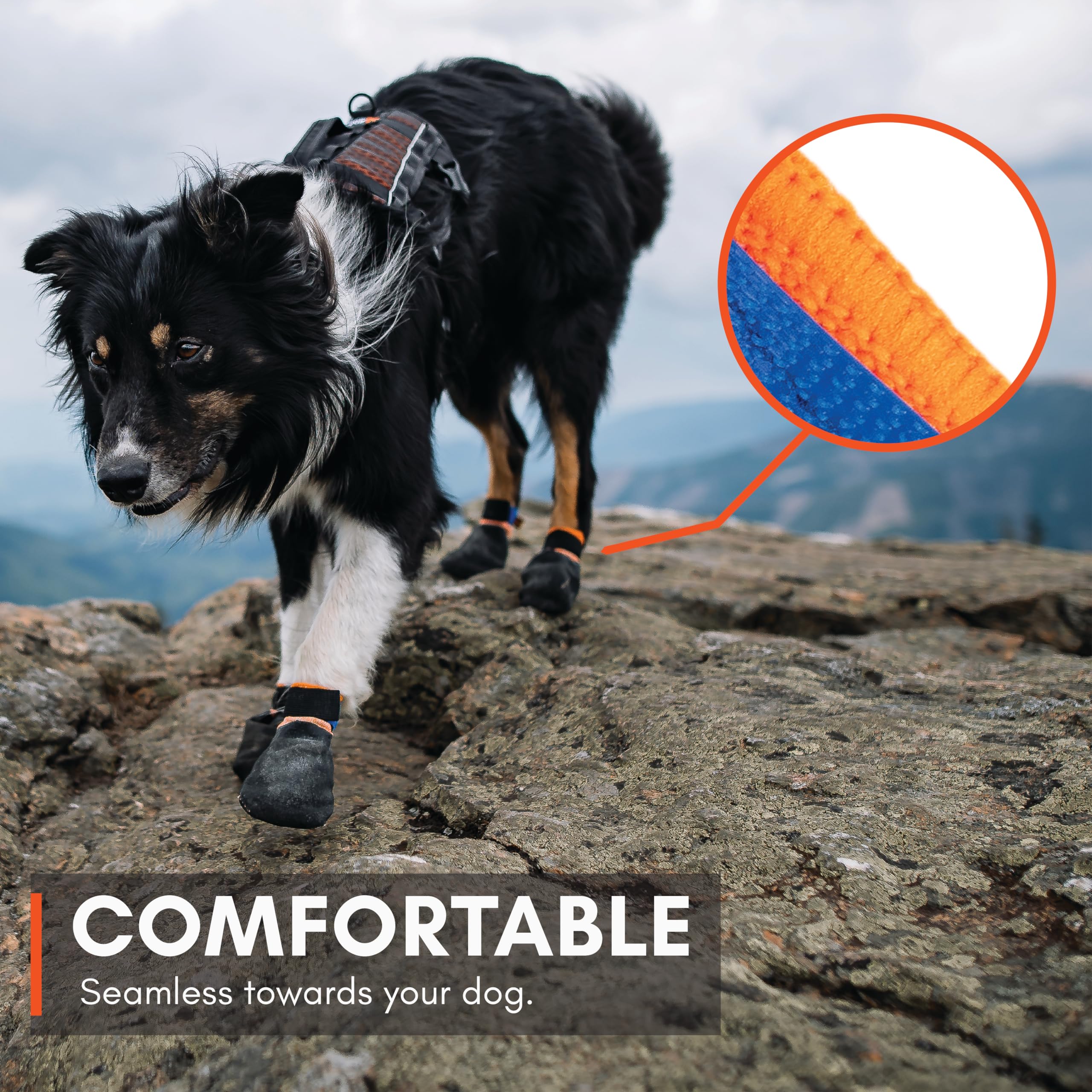 Non-stop Dogwear bottines en randonnée illustrant confort et protection
