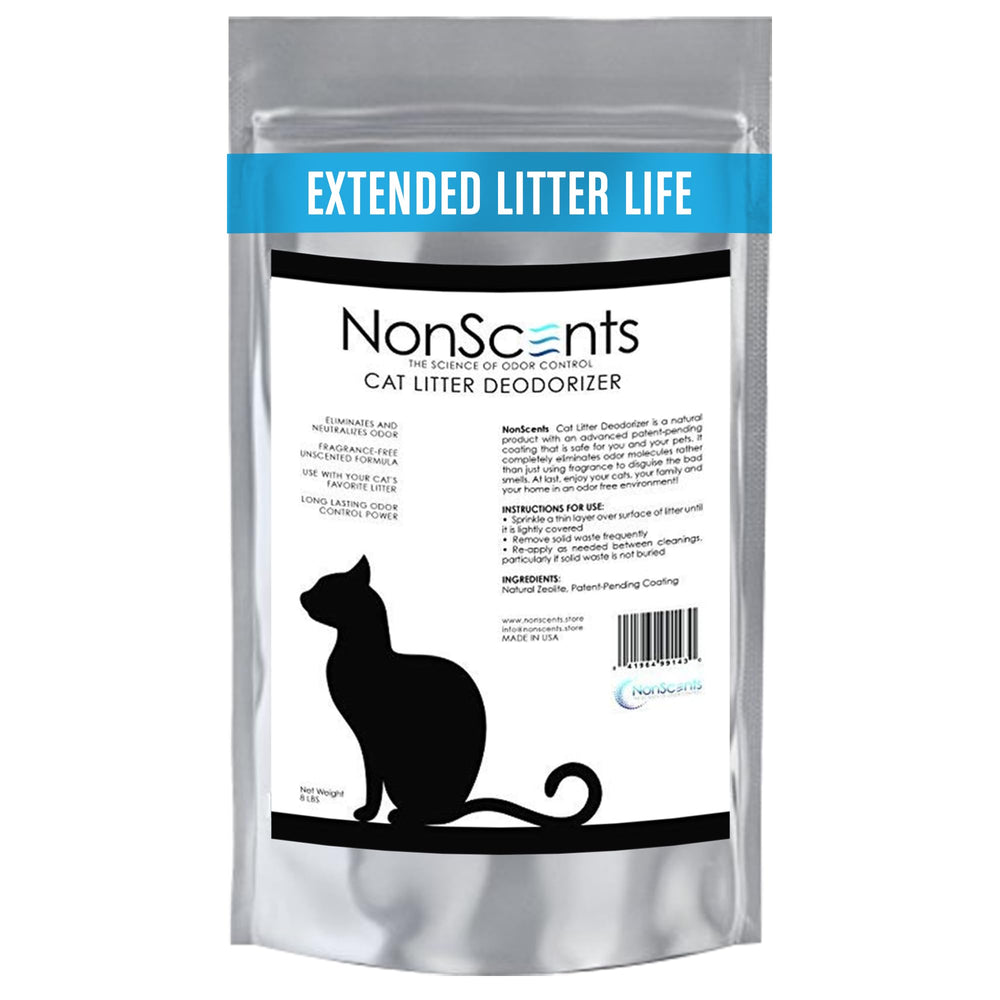 NonScents sac frontal montrant l'emballage et un intérieur sans odeur