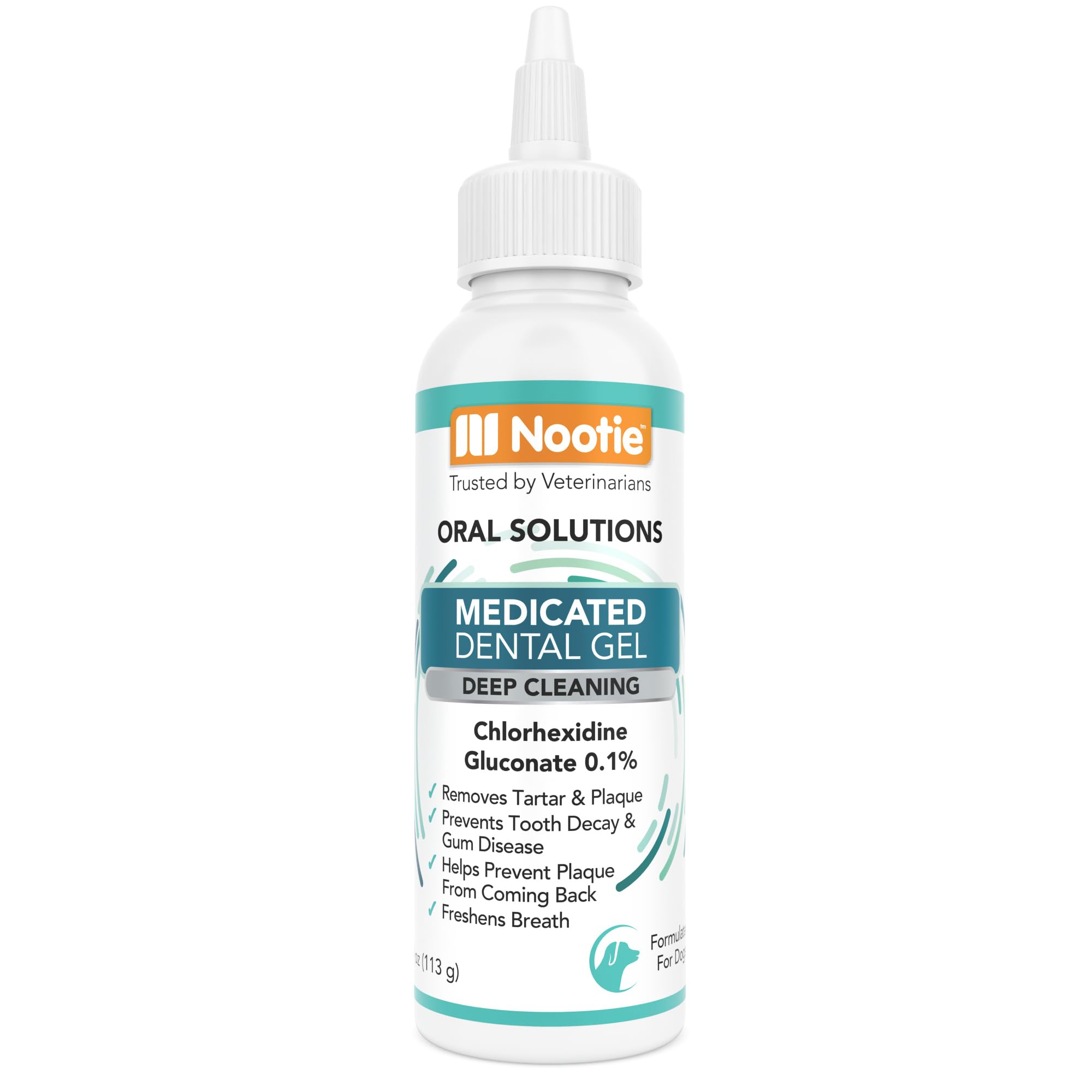 Nootie emballage avant montrant le gel dentaire et informations produit pour confiance
