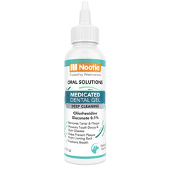 Nootie emballage avant montrant le gel dentaire et informations produit pour confiance
