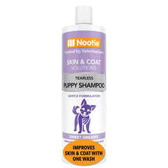 Nootie packaging avant montrant le flacon et la promesse sans larmes